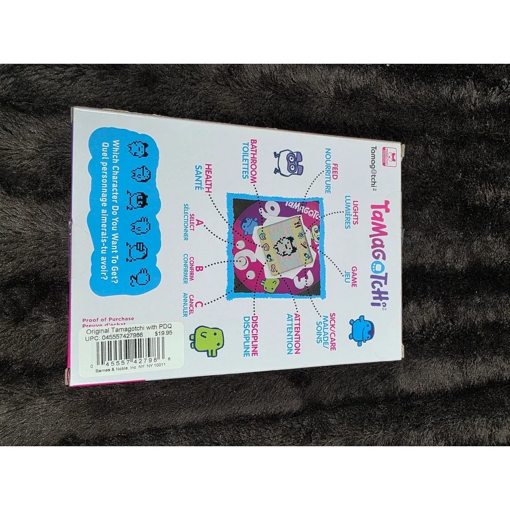Bandai Tamagotchi Original Gen 1 Virtual Reality Pet Purple Blue 42800 NEW 2022